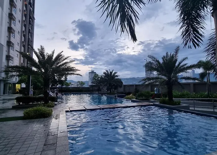 Apartment 1 Bedroom Corner Unit 55inches Tv At Horizons 101 Cebu
