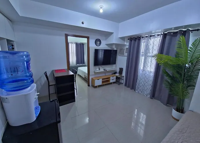 Apartment 1 Bedroom Corner Unit 55inches Tv At Horizons 101 Cebu